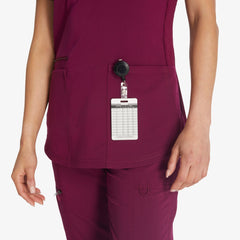 "Women's Balance V-Neck Scrub Top"