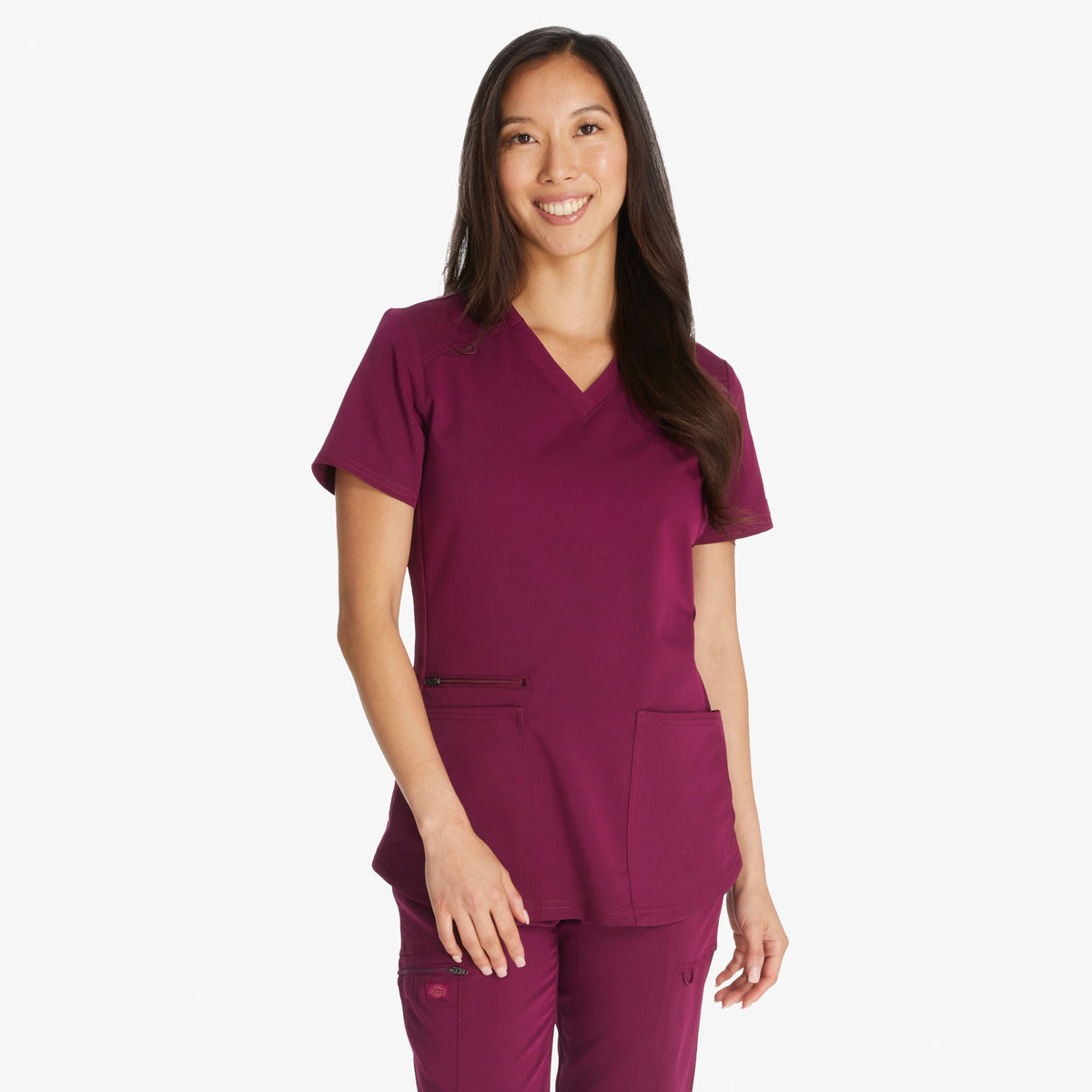 "Women's Balance V-Neck Scrub Top"