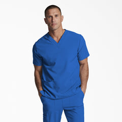 "Unisex EDS Essentials V-Neck Scrub Top"