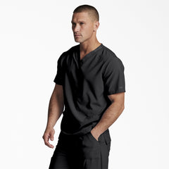 "Unisex EDS Essentials V-Neck Scrub Top"