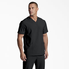 "Unisex EDS Essentials V-Neck Scrub Top"