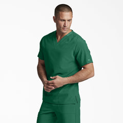 "Unisex EDS Essentials V-Neck Scrub Top"