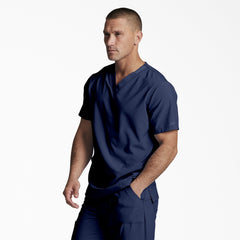 "Unisex EDS Essentials V-Neck Scrub Top"