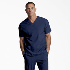 "Unisex EDS Essentials V-Neck Scrub Top"