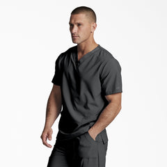 "Unisex EDS Essentials V-Neck Scrub Top"