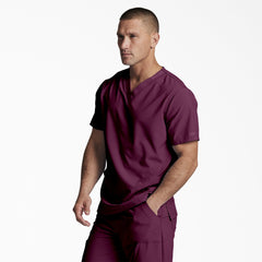 "Unisex EDS Essentials V-Neck Scrub Top"