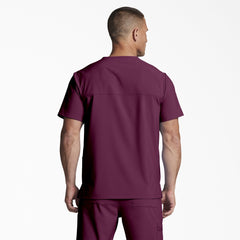 "Unisex EDS Essentials V-Neck Scrub Top"