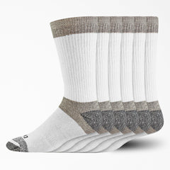 "Max Cushion Crew Socks, Size 6-12, 6-Pack"