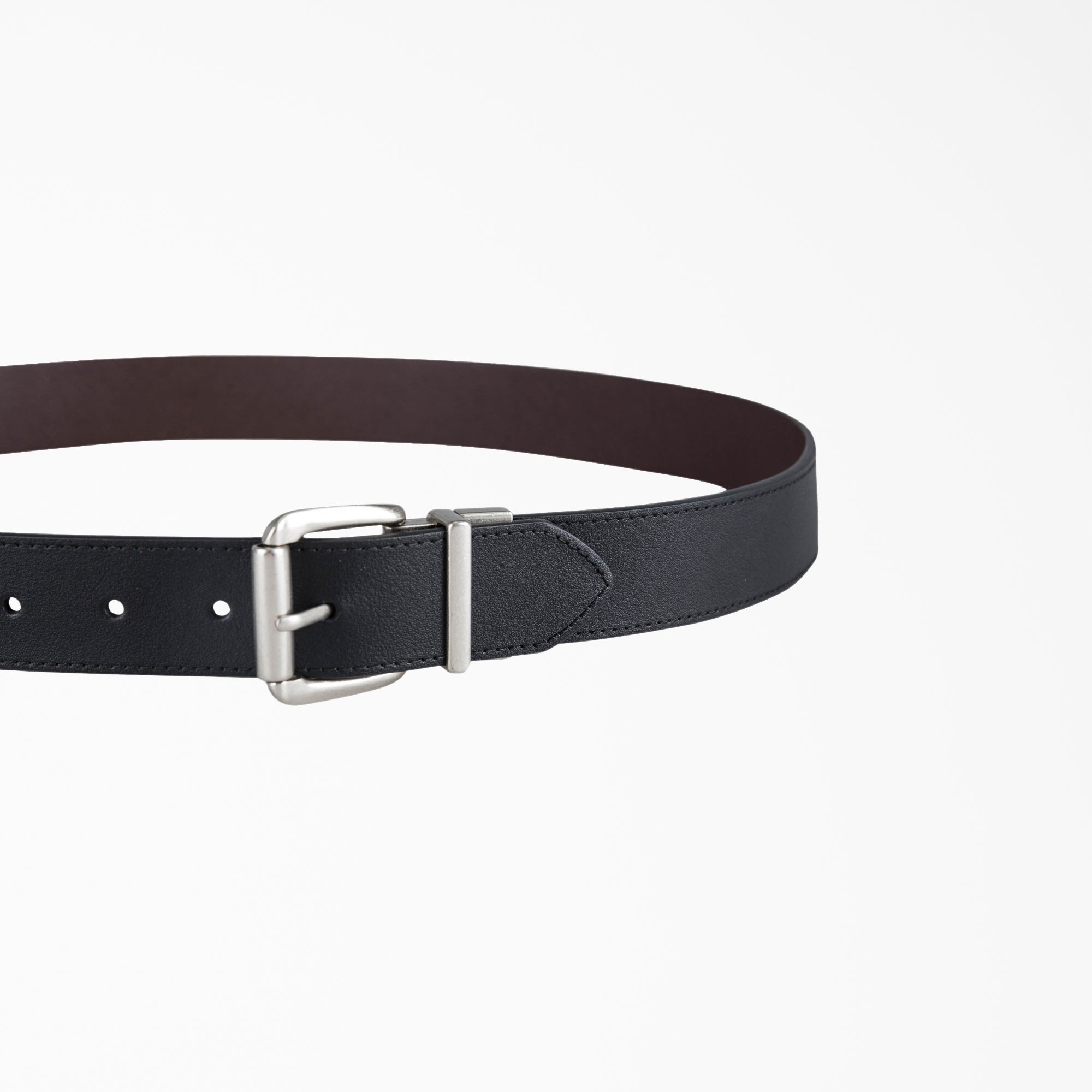 "Women's Reversible Roller Buckle Belt"