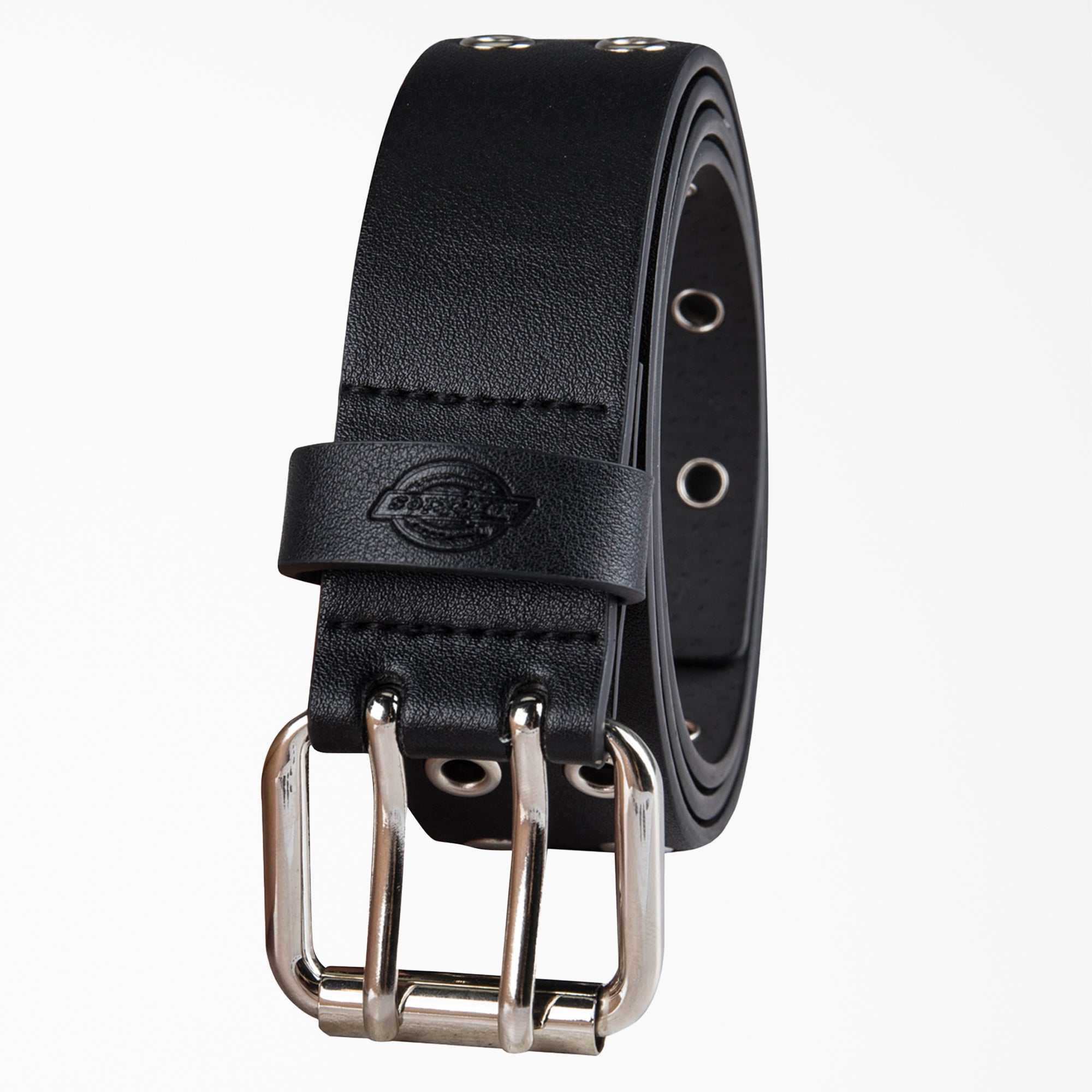 "Women's Leather Double Grommet Belt"