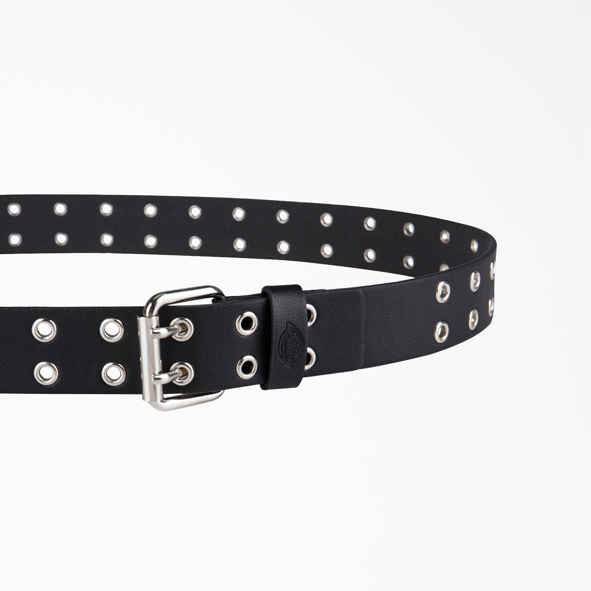 "Women's Leather Double Grommet Belt"