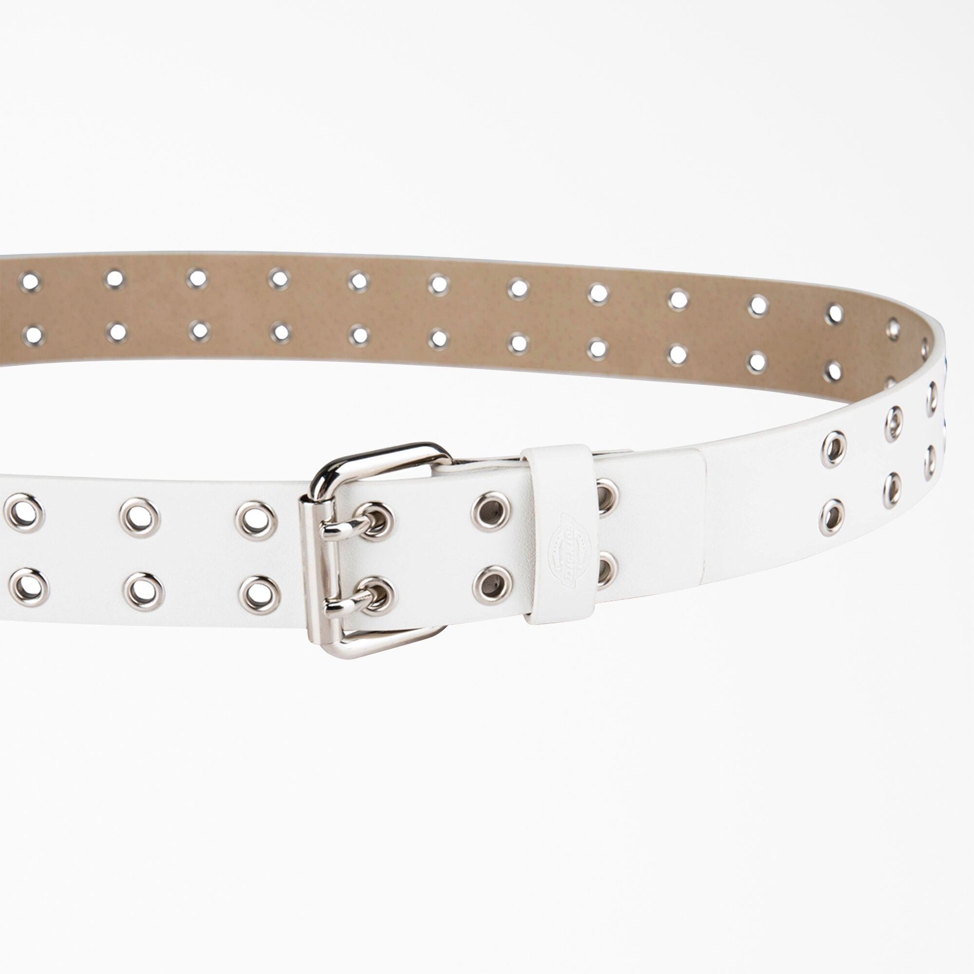 "Women's Leather Double Grommet Belt"