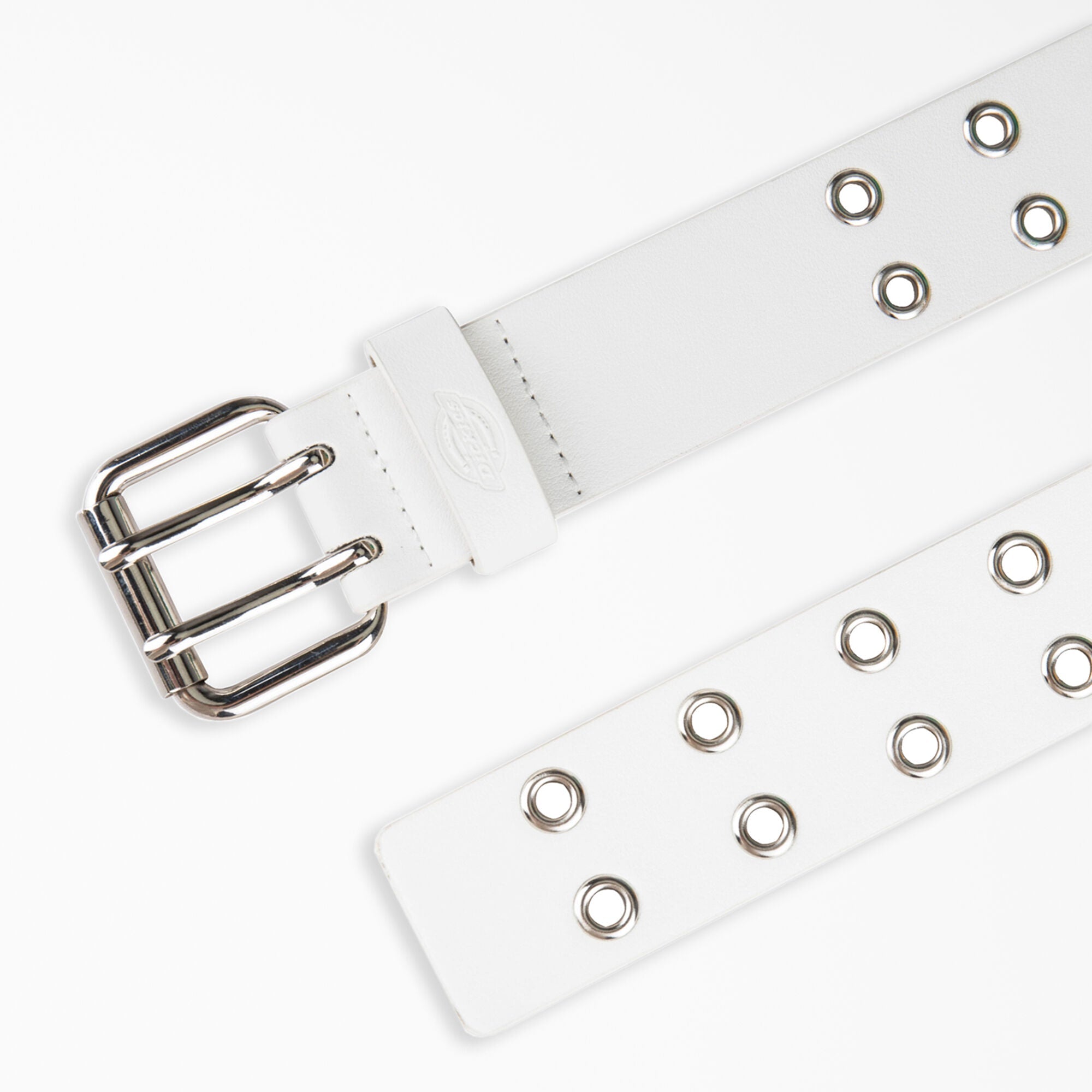 "Women's Leather Double Grommet Belt"
