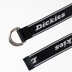 "Women's D-Ring Logo Print Web Belt"
