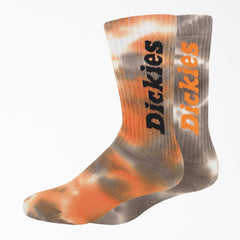 "Tie-Dye Crew Socks, Size 6-12, 2-Pack"