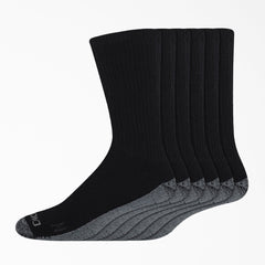 "Work Crew Socks, Size 6-12, 6-Pack"