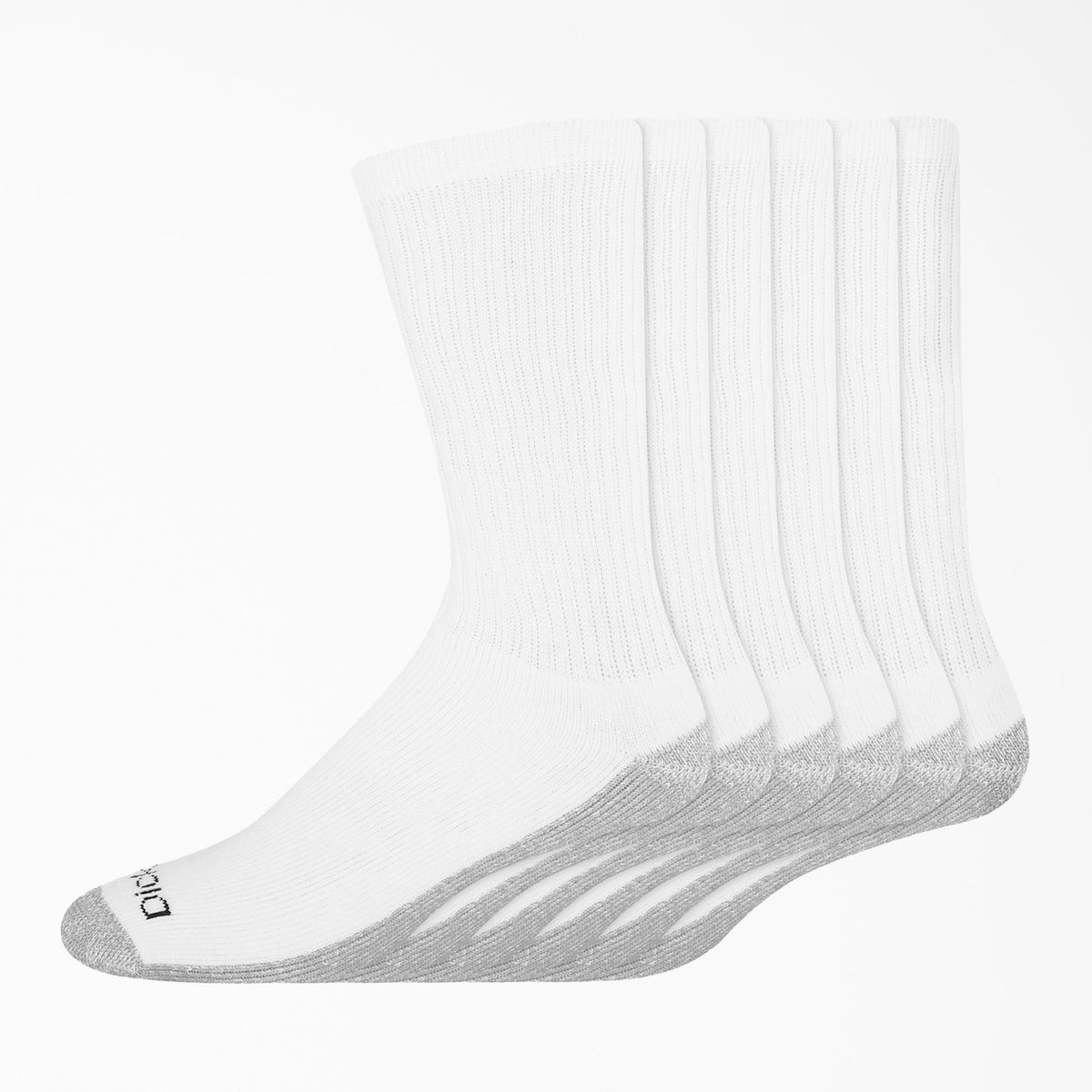 "Work Crew Socks, Size 6-12, 6-Pack"