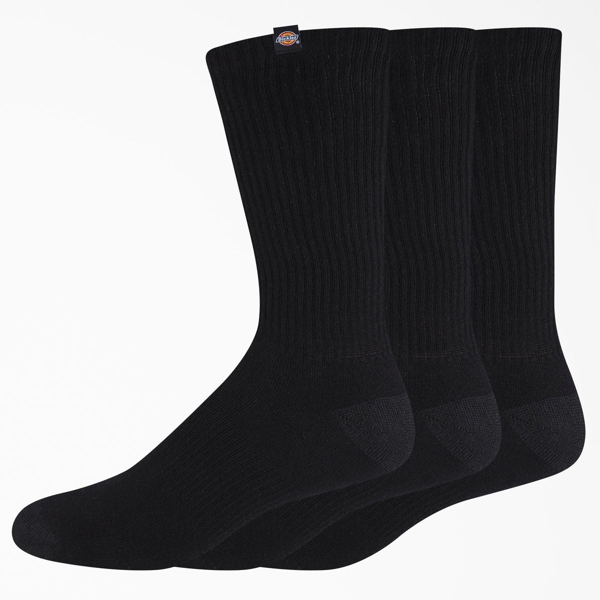 "Dickies Label Crew Socks, Size 6-12, 3-Pack"