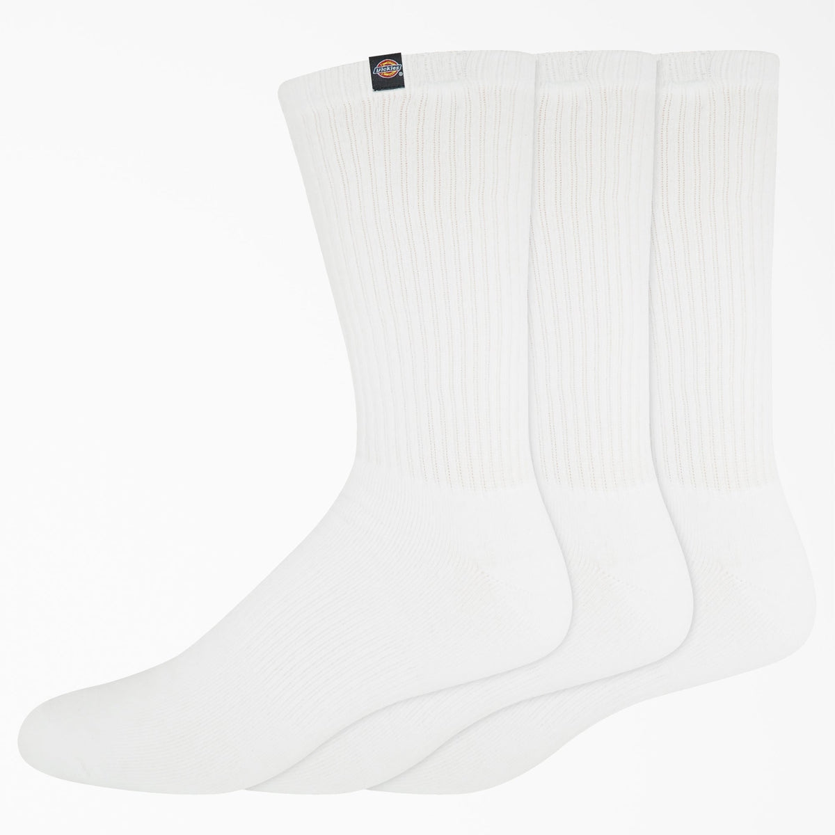"Dickies Label Crew Socks, Size 6-12, 3-Pack"