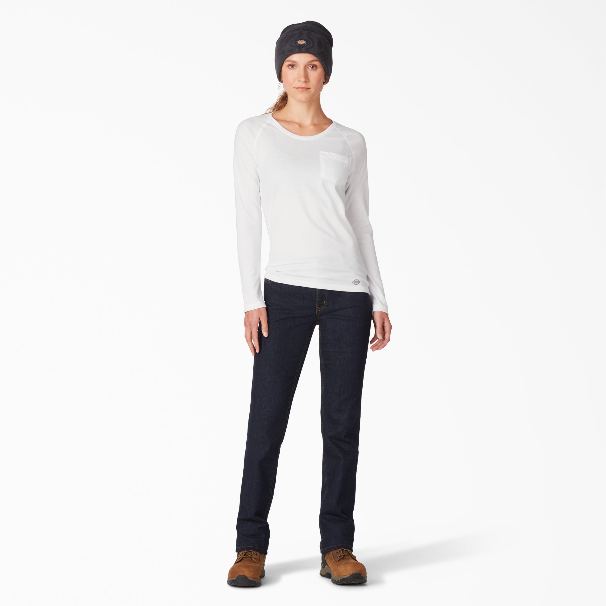 "Women's Cooling Long Sleeve Pocket T-Shirt"