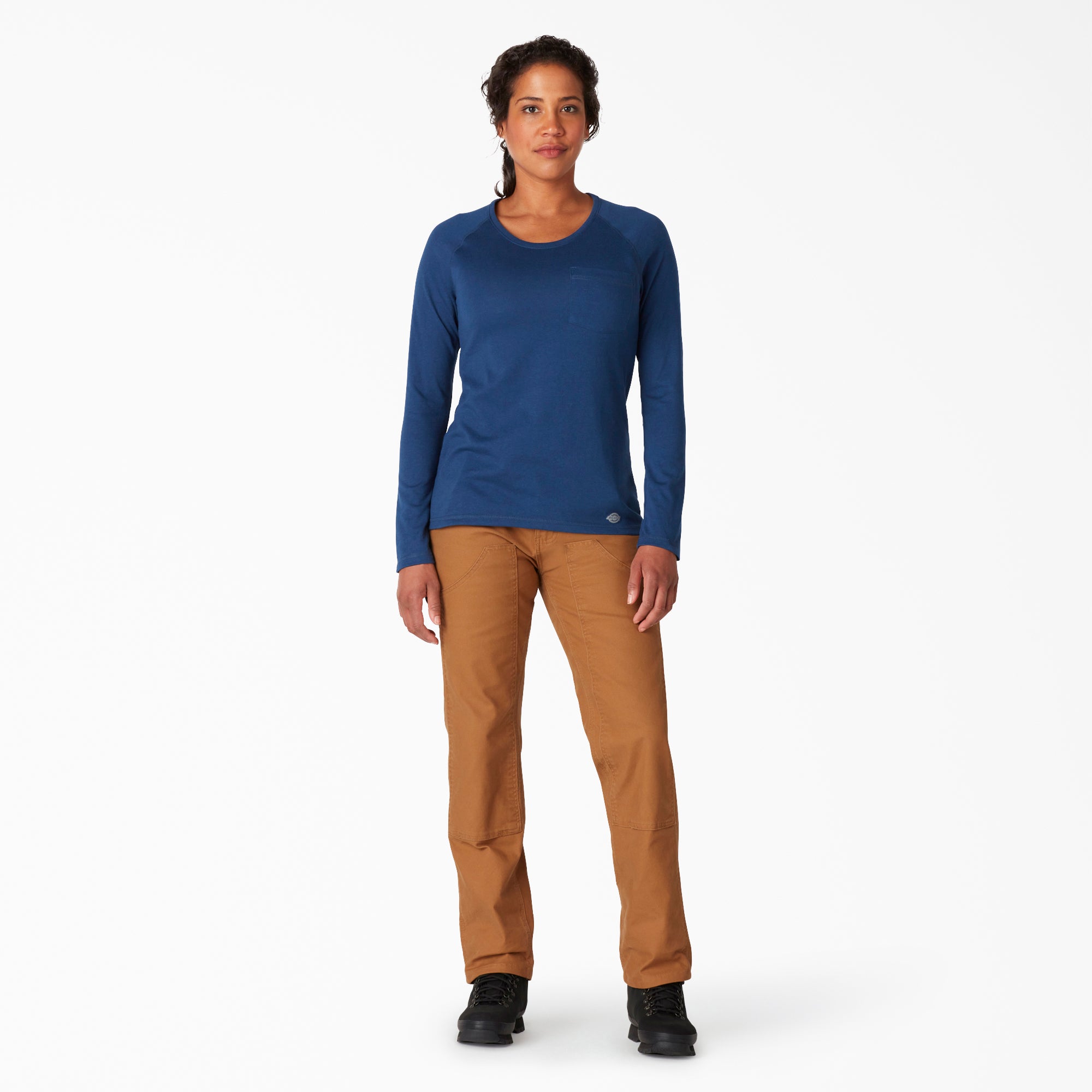 "Women's Cooling Long Sleeve Pocket T-Shirt"
