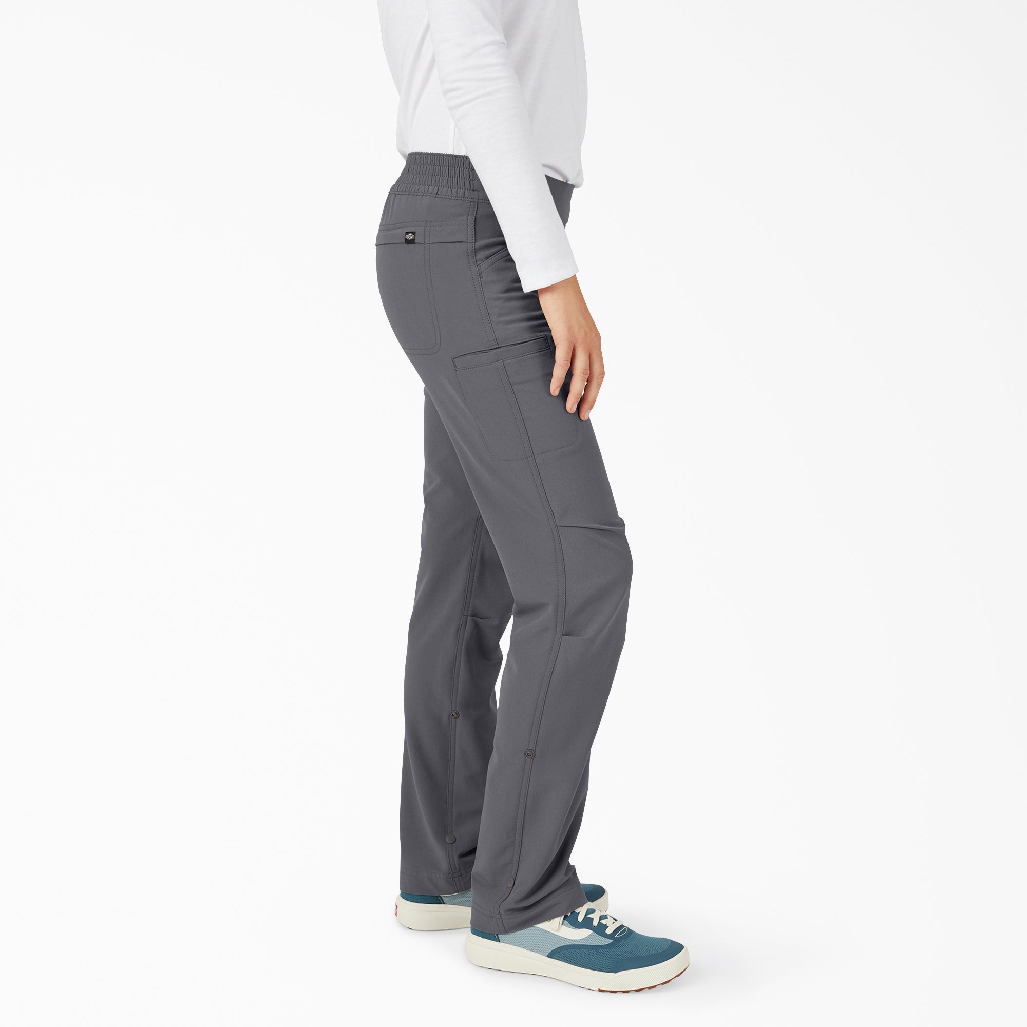 "Women's Cooling Relaxed Straight Fit Roll-Up Pants"