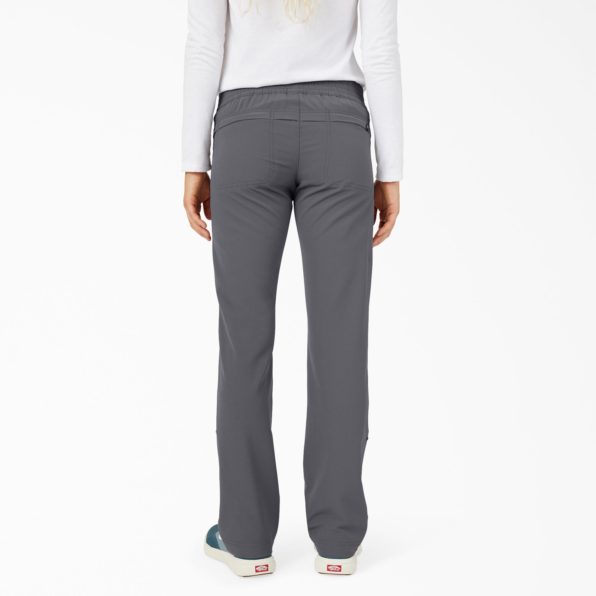 "Women's Cooling Relaxed Straight Fit Roll-Up Pants"