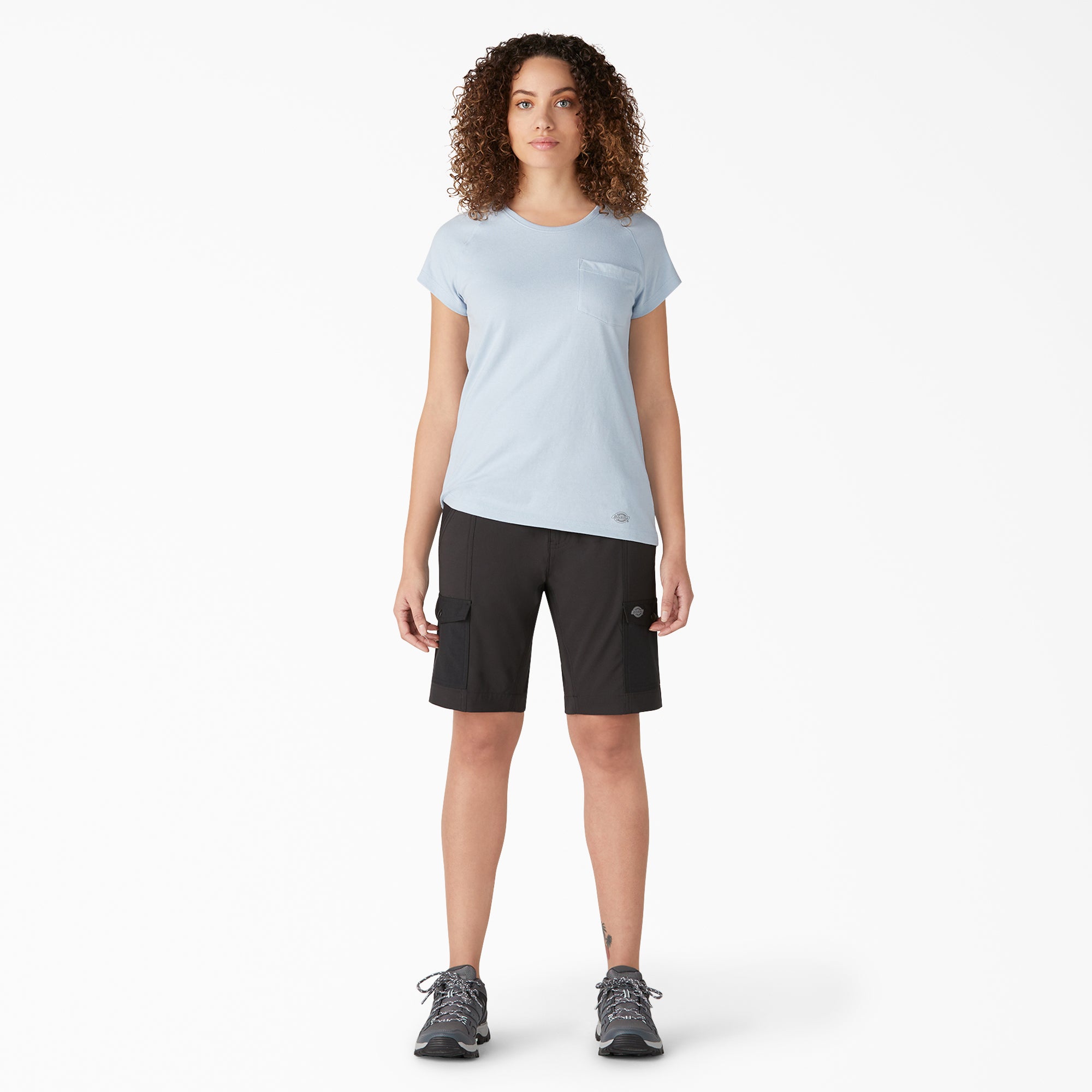"Women's Cooling Slim Fit Cargo Shorts, 10"""