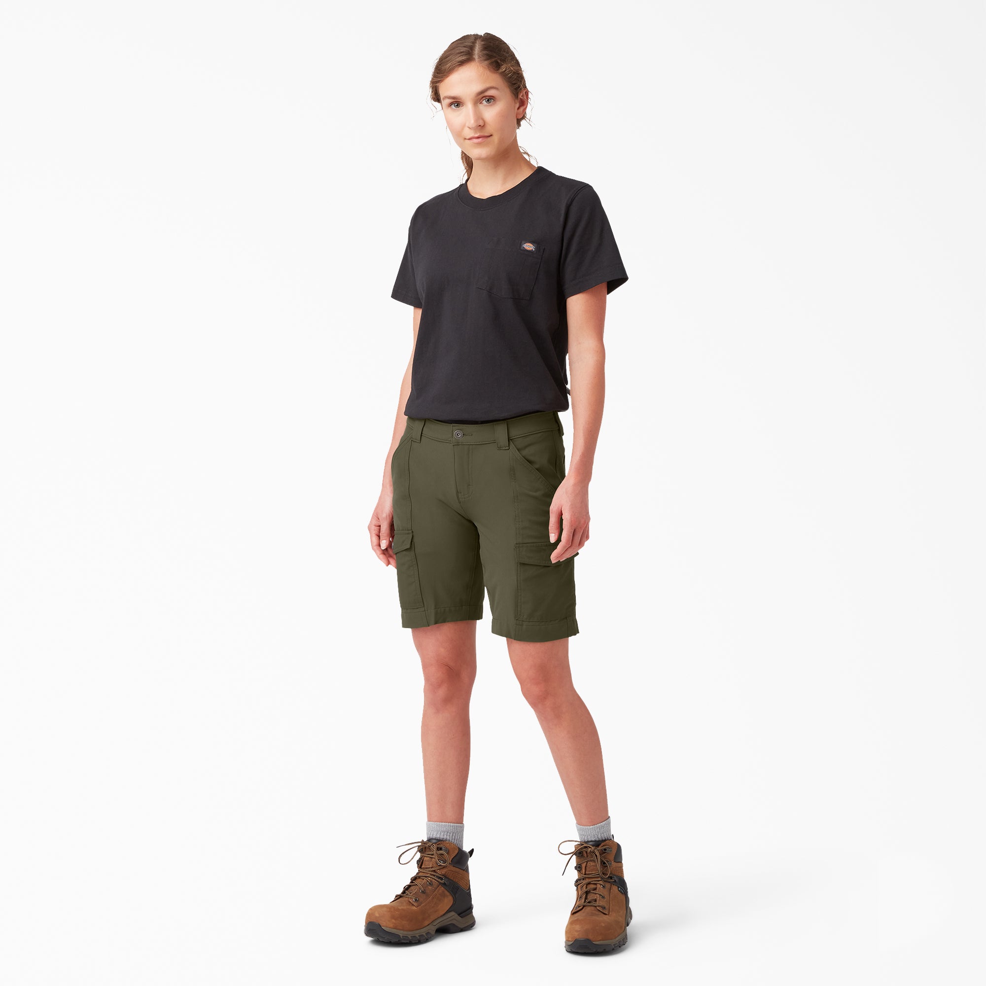 "Women's Cooling Slim Fit Cargo Shorts, 10"""