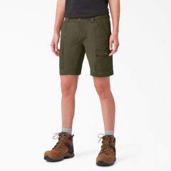 "Women's Cooling Slim Fit Cargo Shorts, 10"""