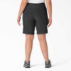 "Women's Plus Cooling Slim Fit Cargo Shorts, 10"""