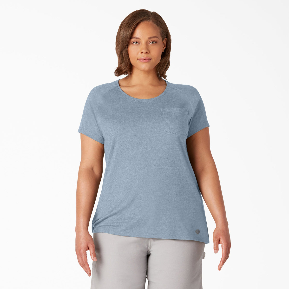 "Women's Plus Cooling Short Sleeve Pocket T-Shirt"