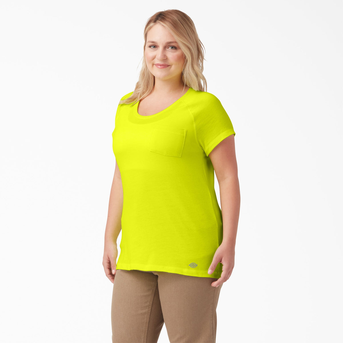 "Women's Plus Cooling Short Sleeve Pocket T-Shirt"