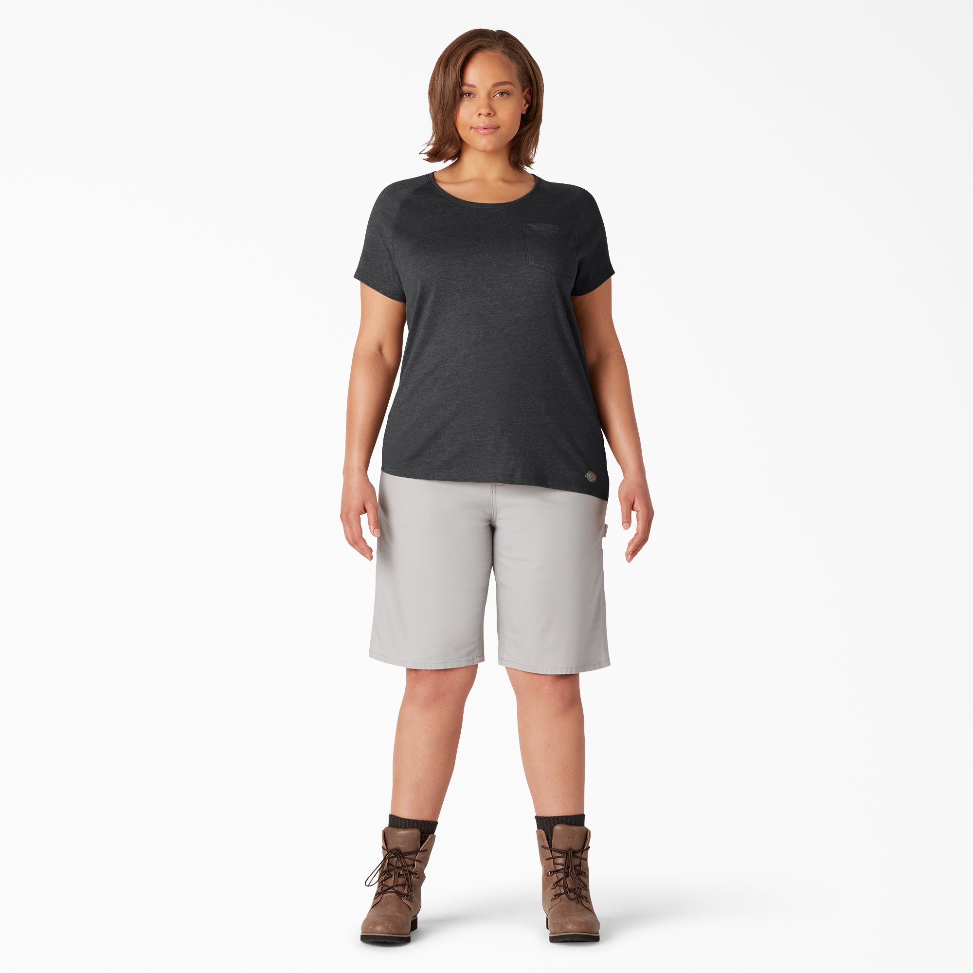 "Women's Plus Cooling Short Sleeve Pocket T-Shirt"