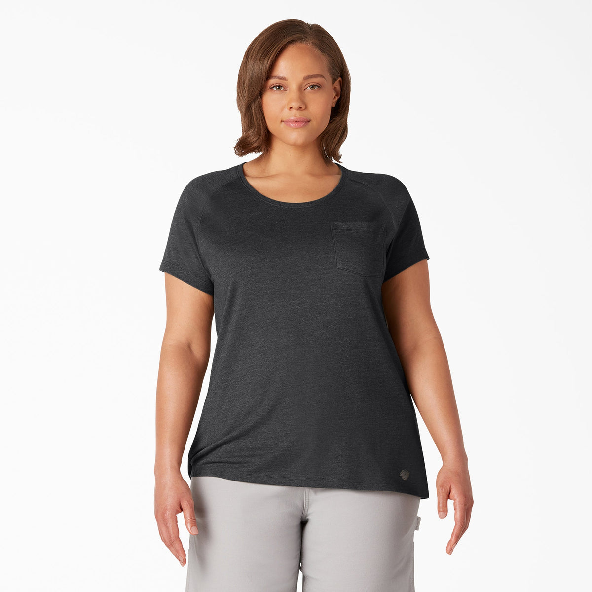 "Women's Plus Cooling Short Sleeve Pocket T-Shirt"