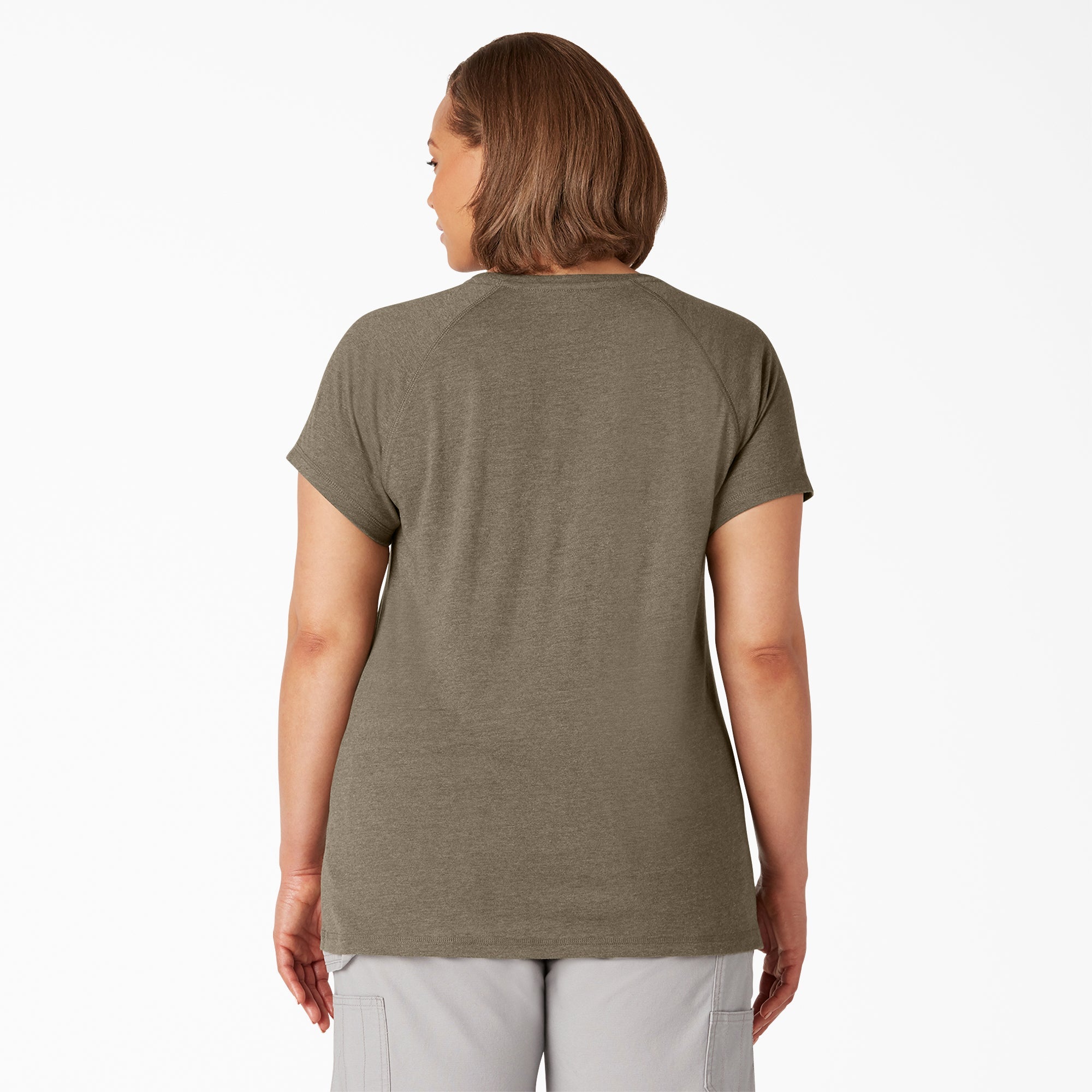 "Women's Plus Cooling Short Sleeve Pocket T-Shirt"