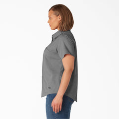 "Women's Plus Cooling Short Sleeve Work Shirt"