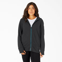 "Women's Performance Workwear Full Zip Fleece Hoodie"