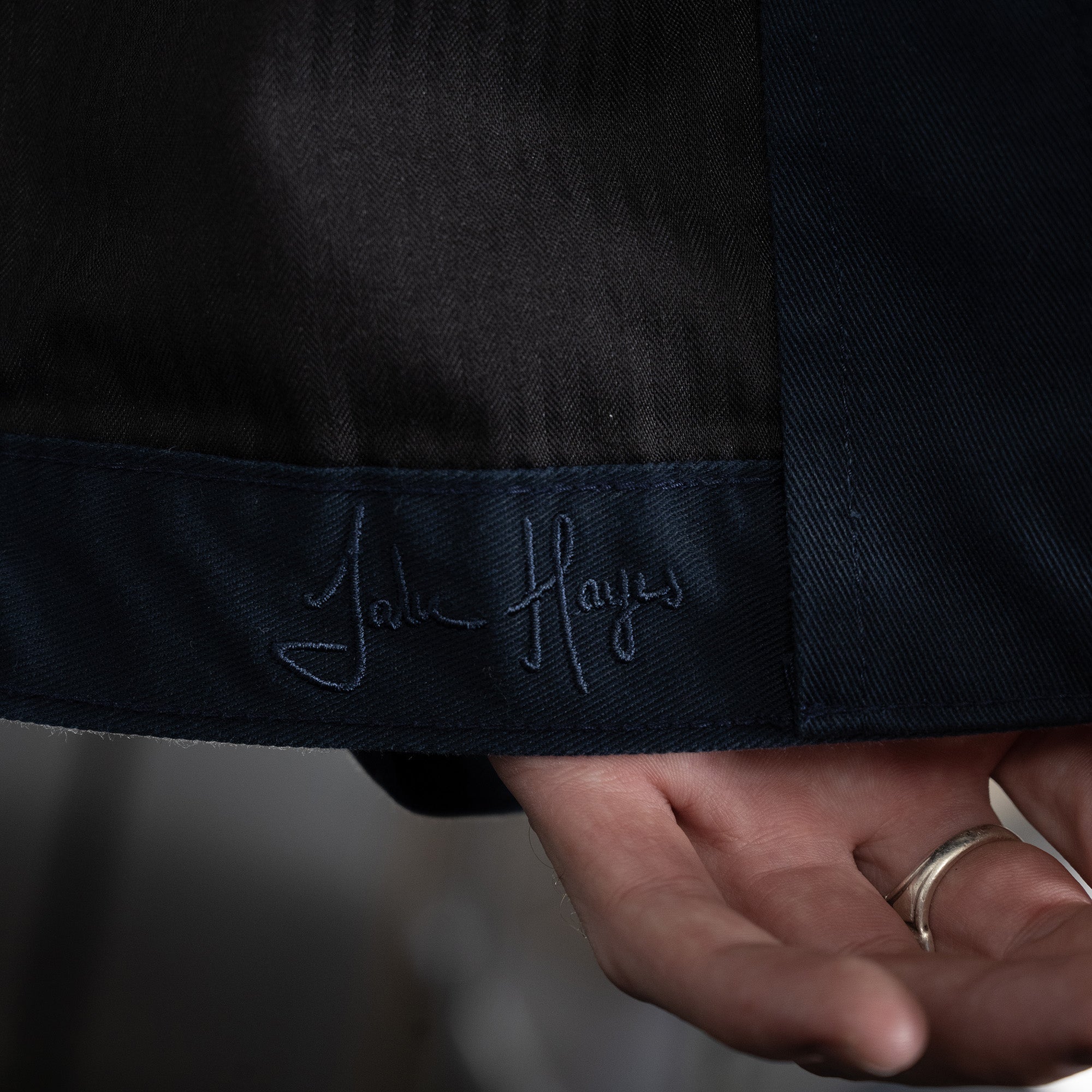 "Jake Hayes Stonewashed Eisenhower Jacket"