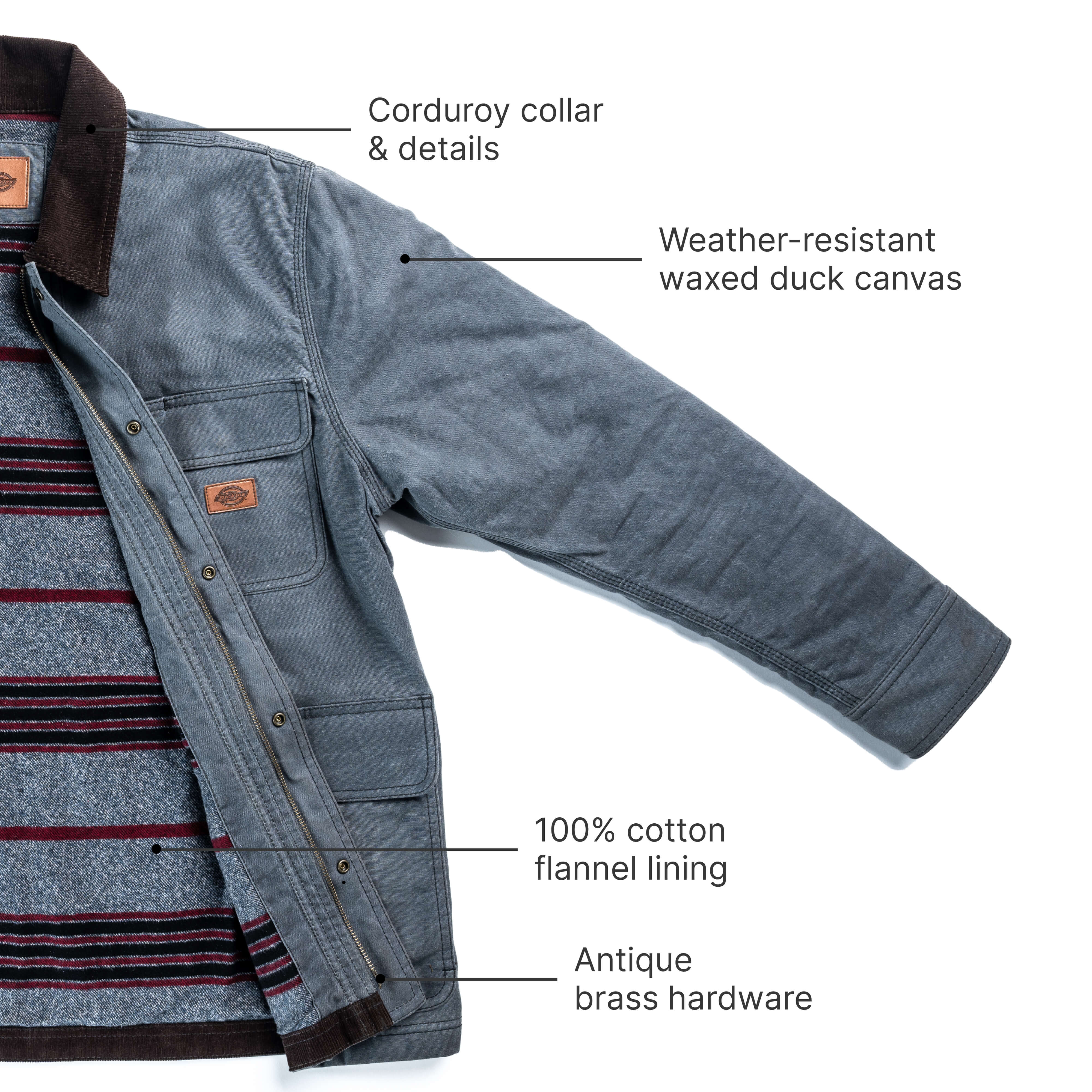 "Fully Waxed Canvas Chore Coat"