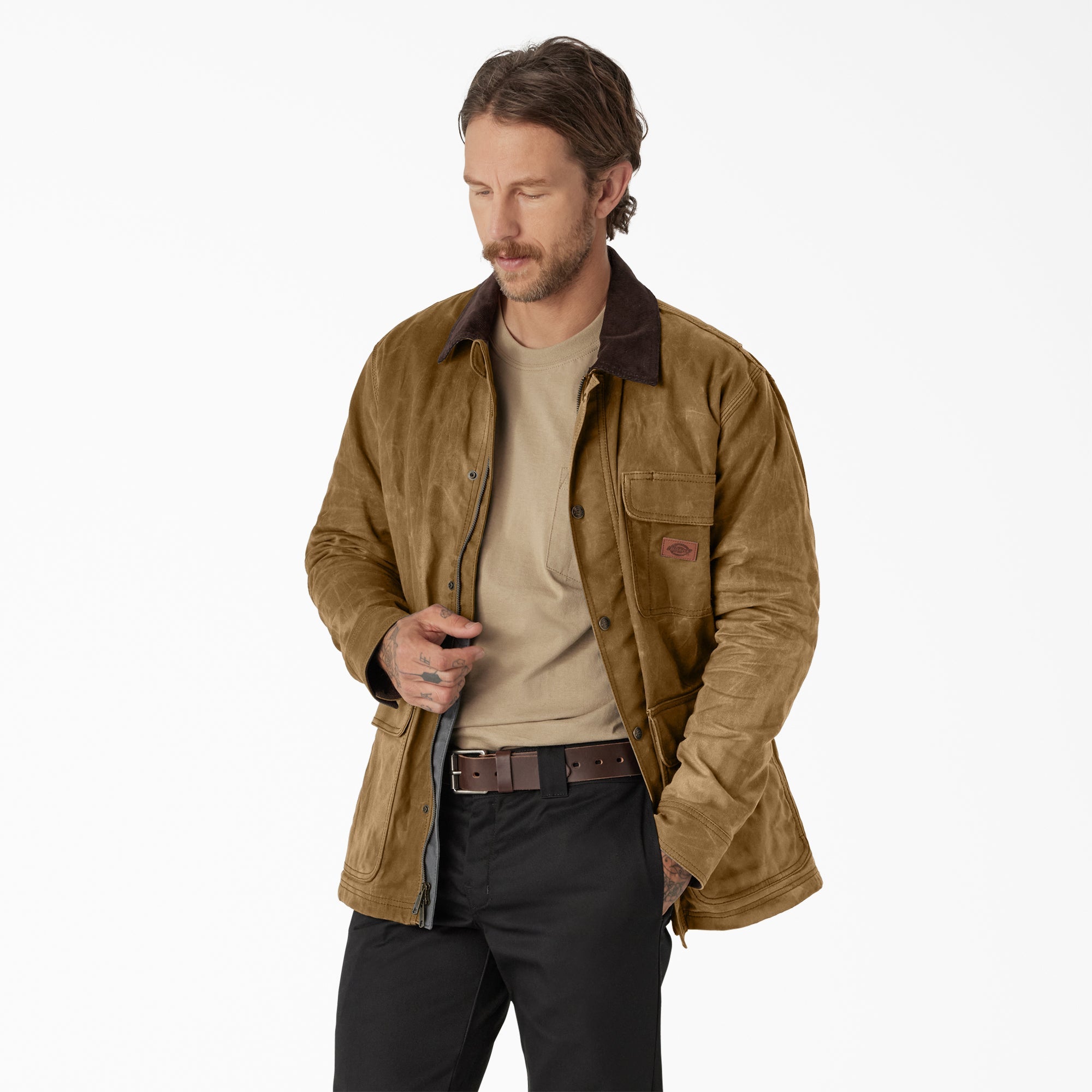 "Fully Waxed Canvas Chore Coat"