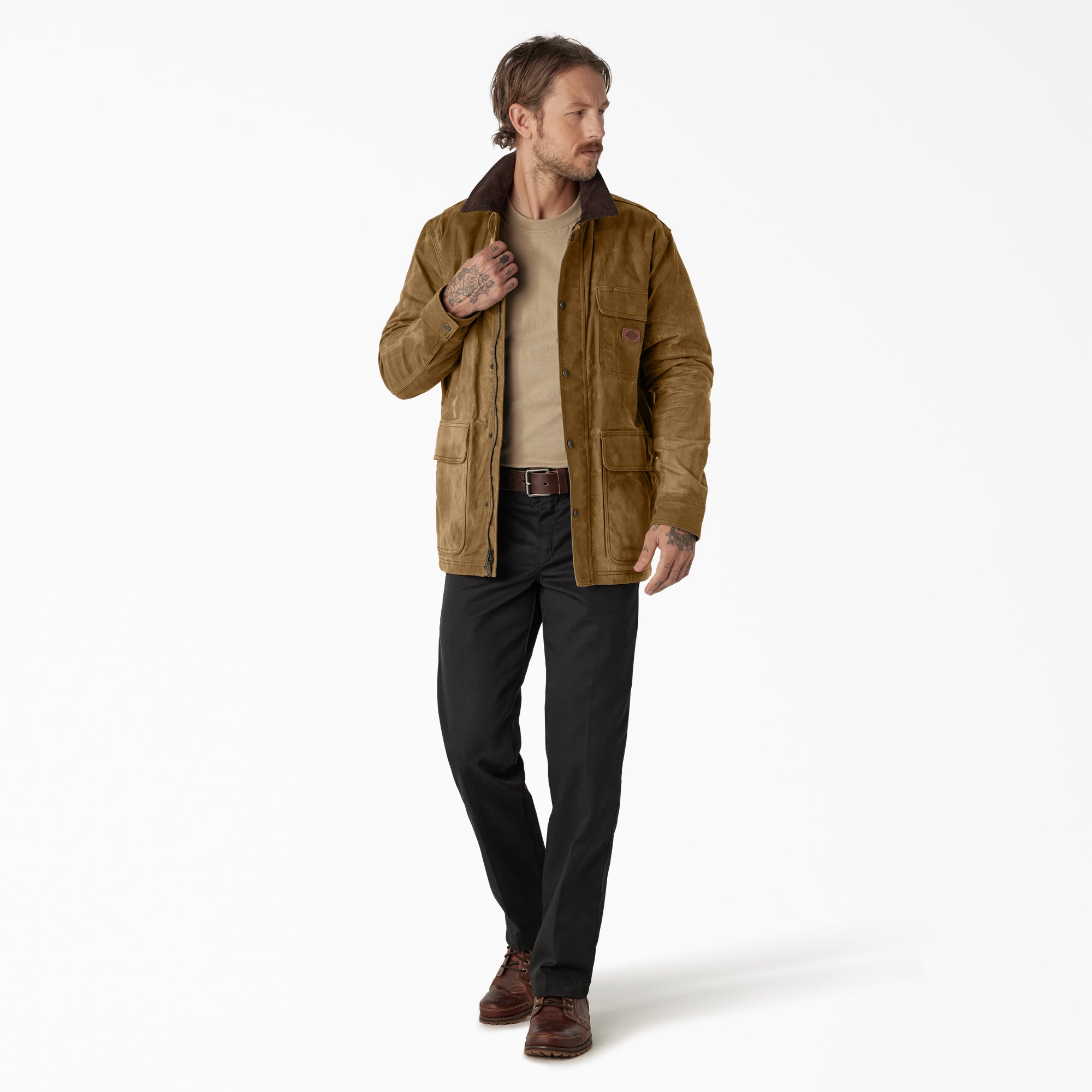 "Fully Waxed Canvas Chore Coat"