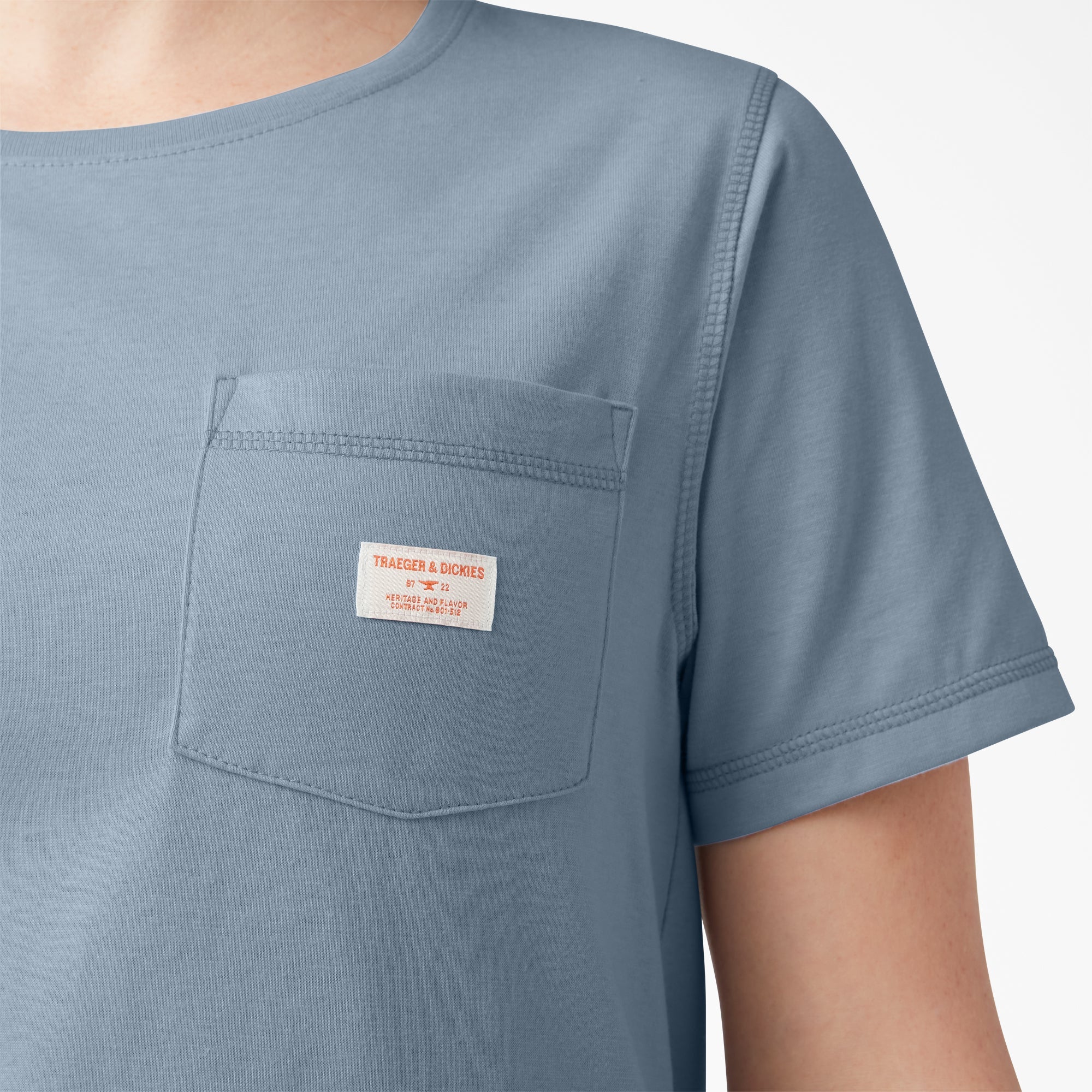 "Traeger x Dickies Women's Pocket T-Shirt"
