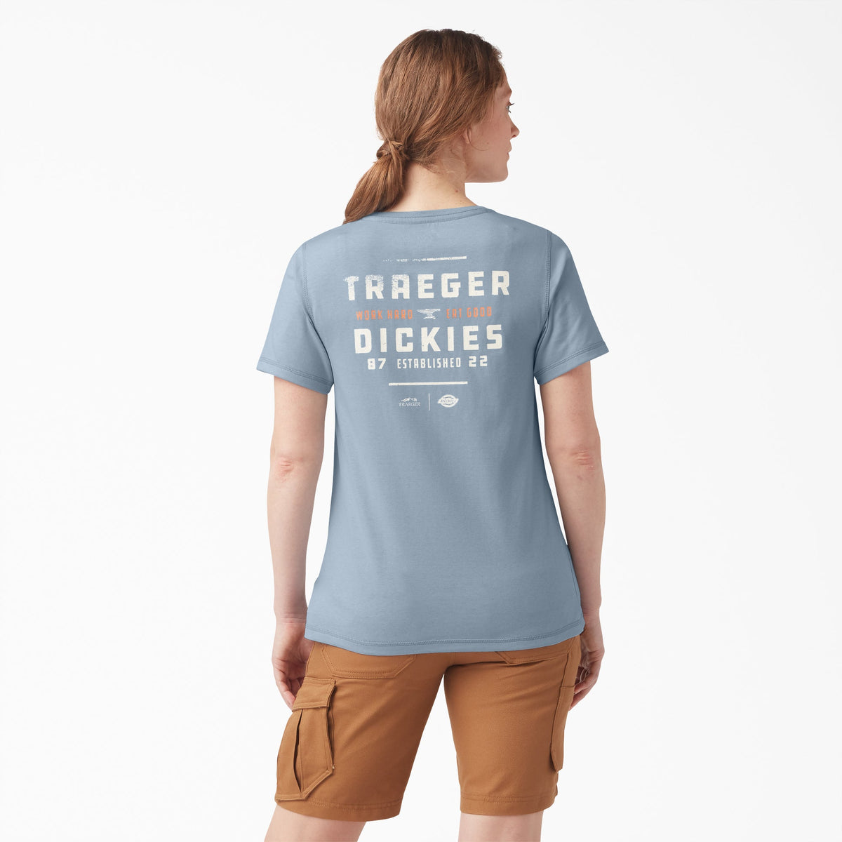 "Traeger x Dickies Women's Pocket T-Shirt"