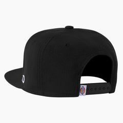 "Embroidered Flat Brim Hat"