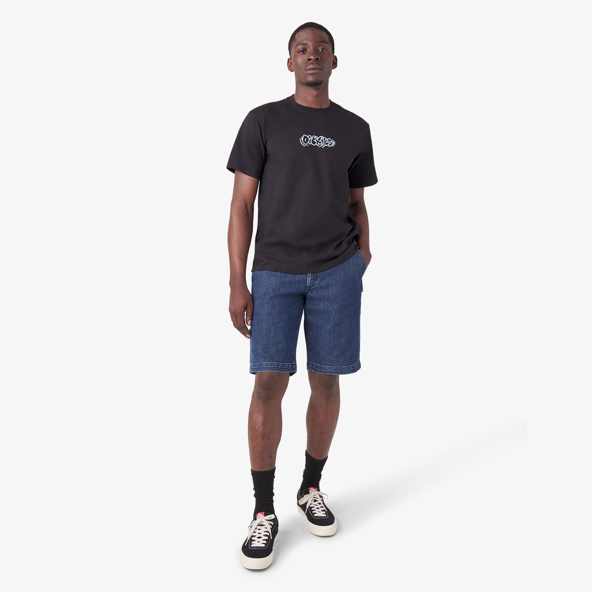 "Dickies Skateboarding Denim Carpenter Shorts, 11"""