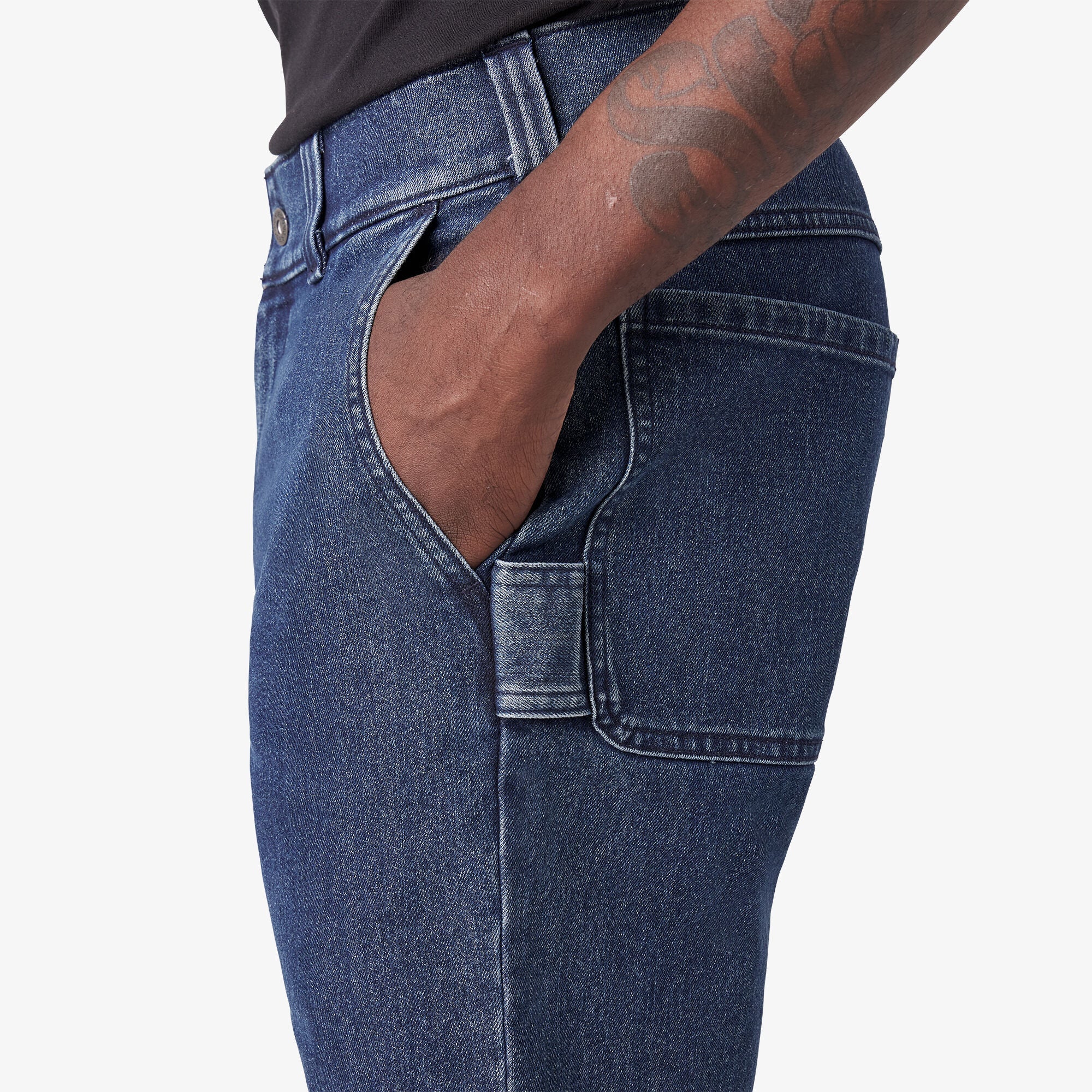 "Dickies Skateboarding Denim Carpenter Shorts, 11"""