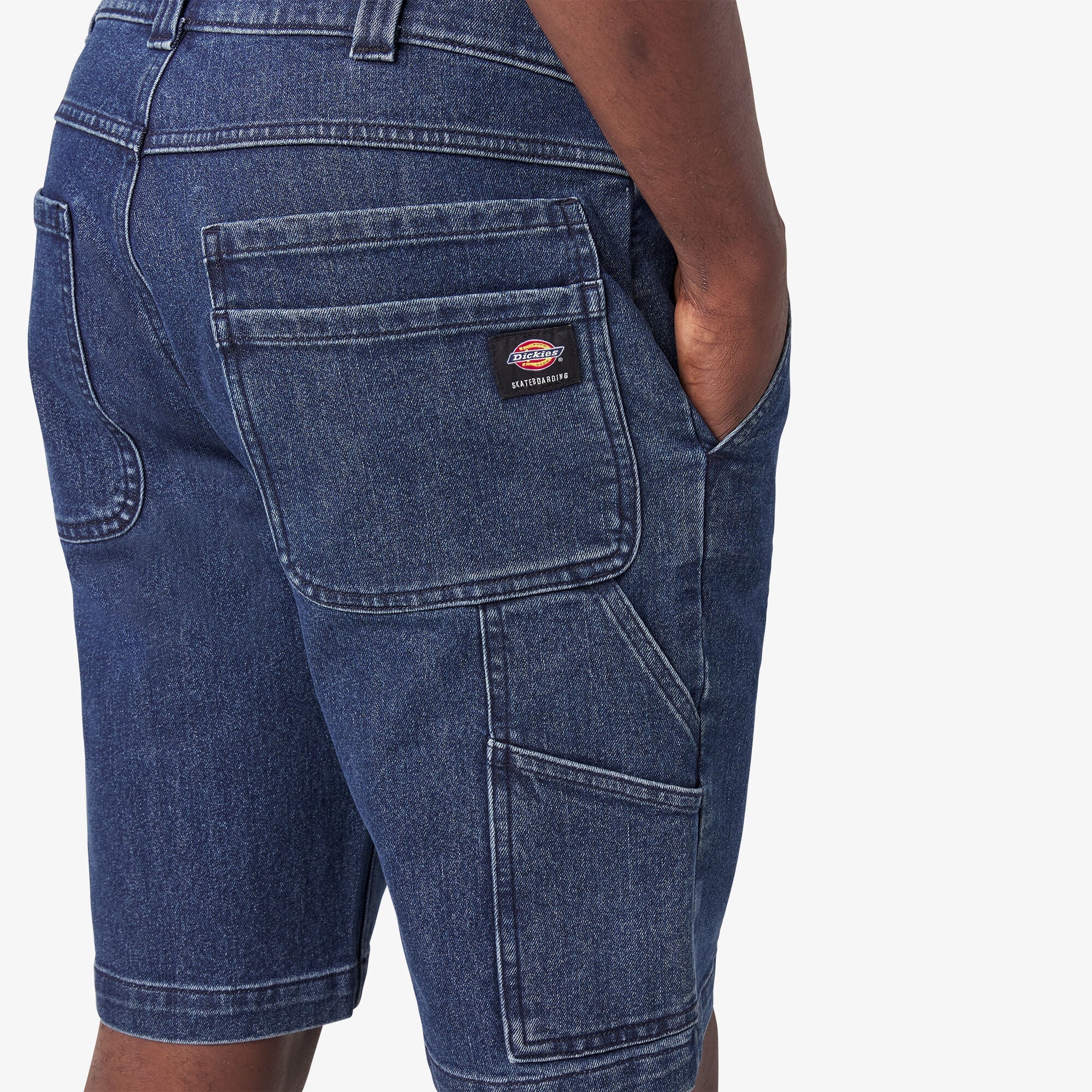 "Dickies Skateboarding Denim Carpenter Shorts, 11"""