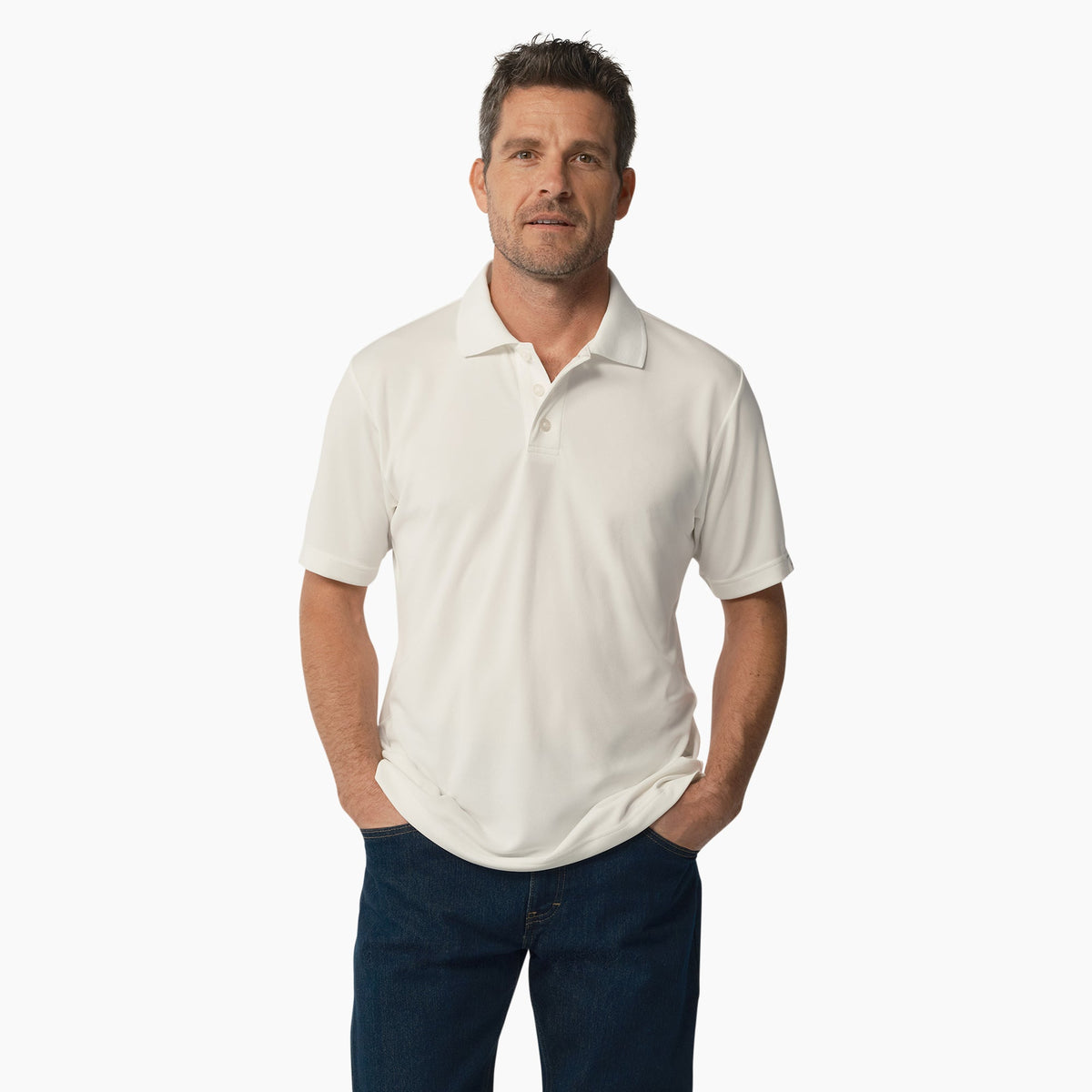 "Short Sleeve Performance Polo Shirt"