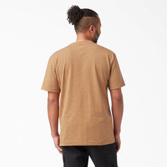 "Heavyweight Heathered Short Sleeve Pocket T-Shirt"